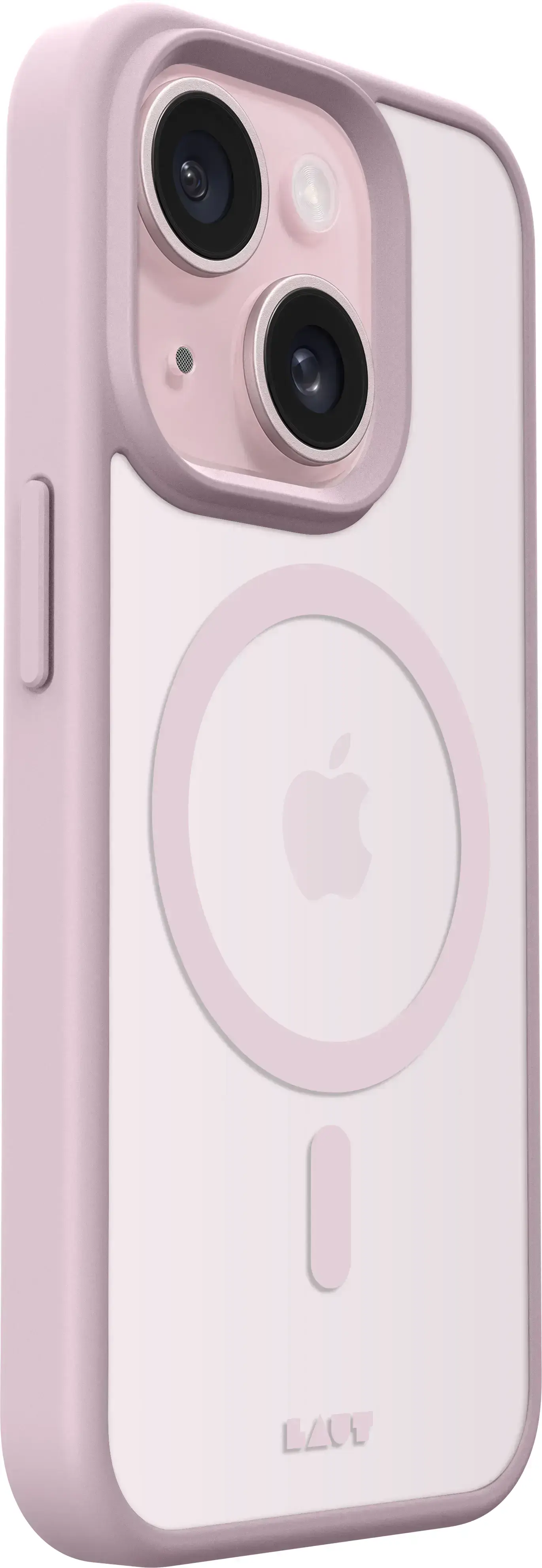 Чехол LAUT HUEX PROTECT case with MagSafe for iPhone 15 - Pink (L_IP23A_HPT_P)