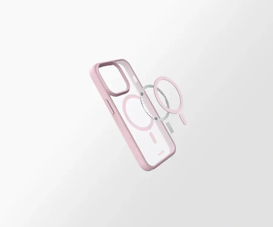 Чехол LAUT HUEX PROTECT case with MagSafe for iPhone 15 Plus - Pink (L_IP23C_HPT_P)