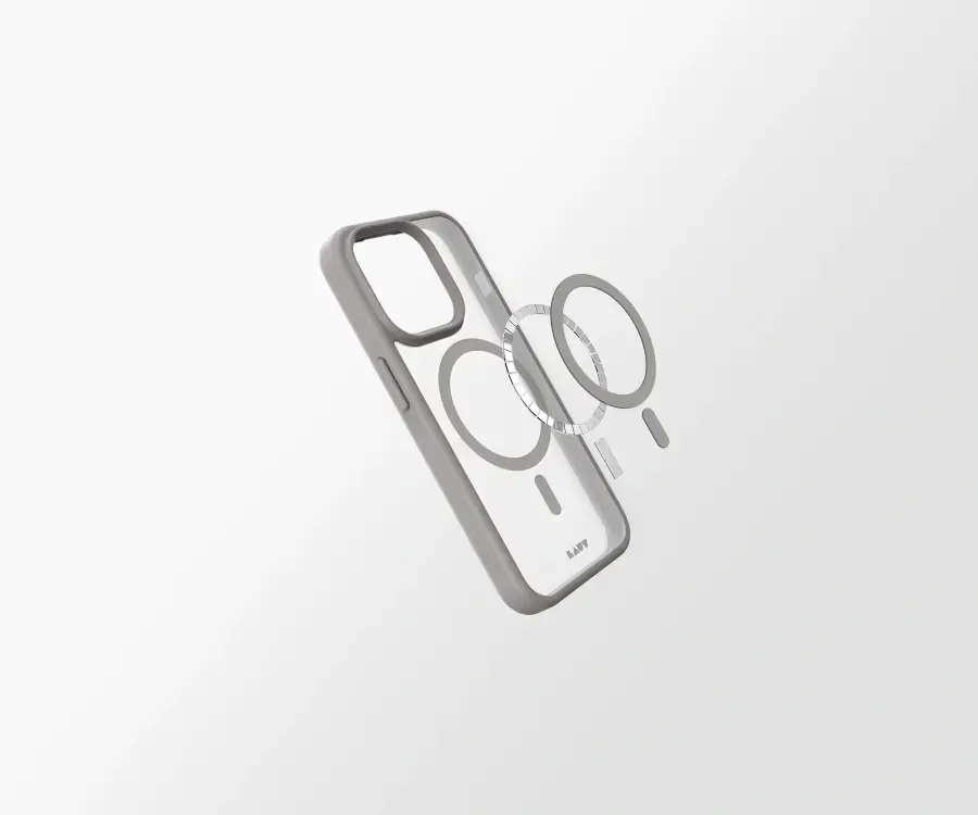 Чохол LAUT HUEX PROTECT case with MagSafe for iPhone 15 Pro - Grey (L_IP23B_HPT_GY)