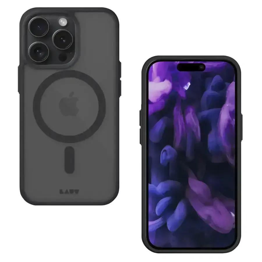 Чехол LAUT HUEX PROTECT case with MagSafe for iPhone 15 Pro Max - Black (L_IP23D_HPT_BK)