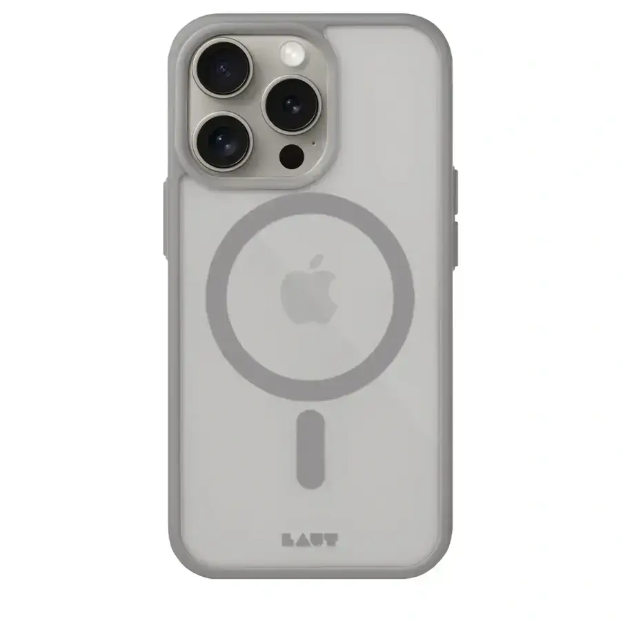Чохол LAUT HUEX PROTECT case with MagSafe for iPhone 15 Pro Max - Grey (L_IP23D_HPT_GY)