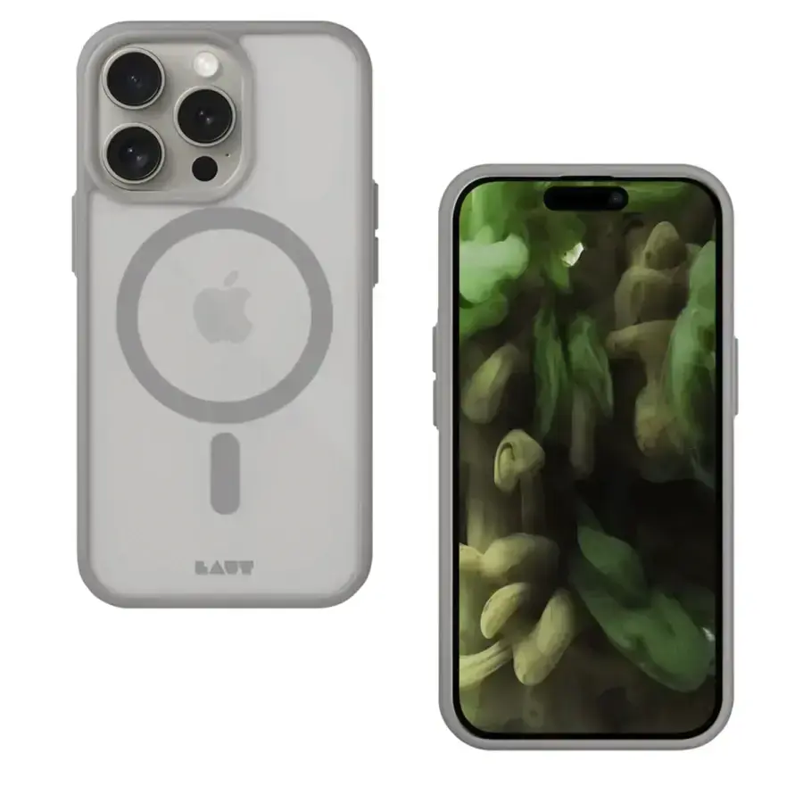 Чохол LAUT HUEX PROTECT case with MagSafe for iPhone 15 Pro Max - Grey (L_IP23D_HPT_GY)