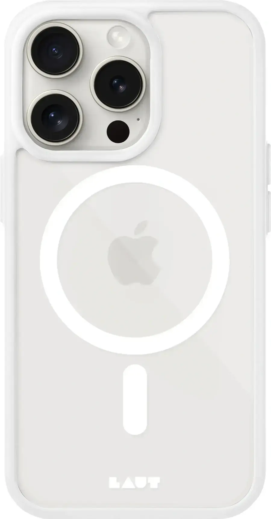 Чехол LAUT HUEX PROTECT case with MagSafe for iPhone 15 Pro Max - White (L_IP23D_HPT_W)