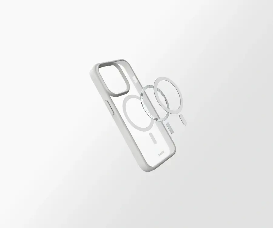 Чехол LAUT HUEX PROTECT case with MagSafe for iPhone 15 Pro Max - White (L_IP23D_HPT_W)