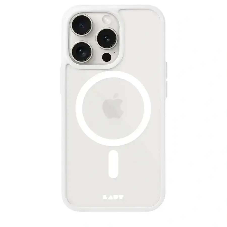 Чохол LAUT HUEX PROTECT case with MagSafe for iPhone 15 Pro - White (L_IP23B_HPT_W)