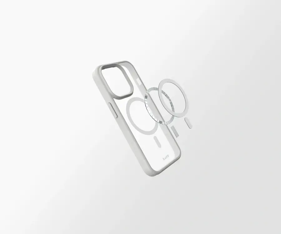 Чохол LAUT HUEX PROTECT case with MagSafe for iPhone 15 Pro - White (L_IP23B_HPT_W)