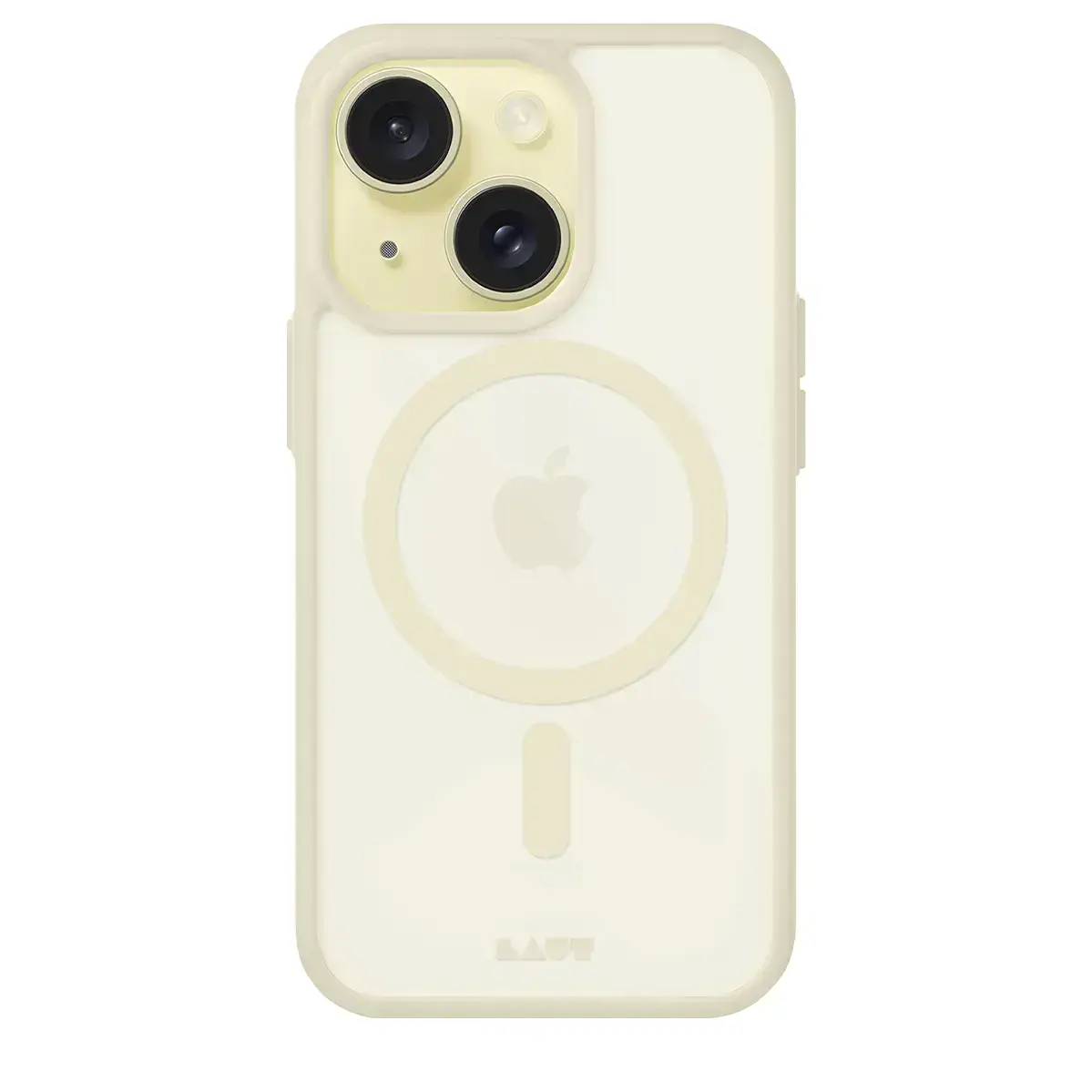 Чехол LAUT HUEX PROTECT case with MagSafe for iPhone 15 - Yellow (L_IP23A_HPT_Y)