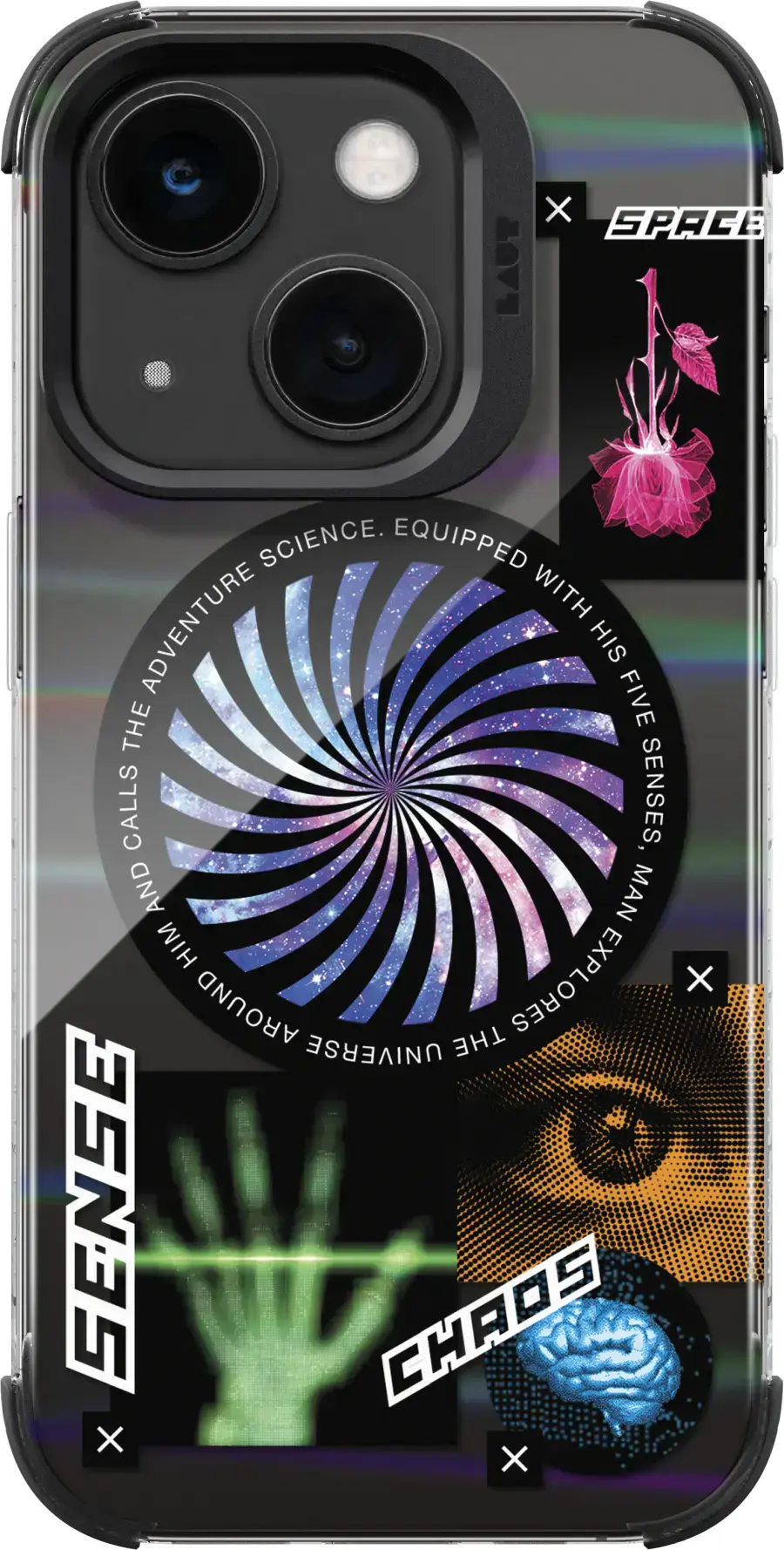 Чехол LAUT POP COSMIC case with MagSafe for iPhone 15 (L_IP23A_POP_CO)