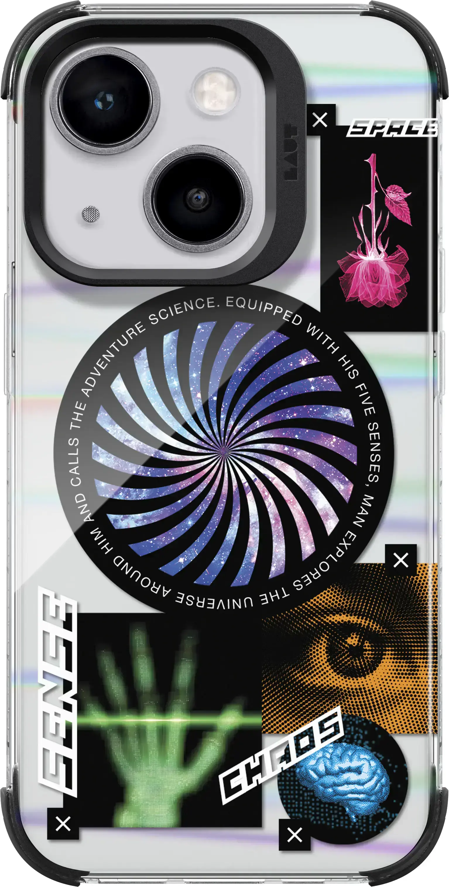 Чехол LAUT POP COSMIC case with MagSafe for iPhone 15 (L_IP23A_POP_CO)