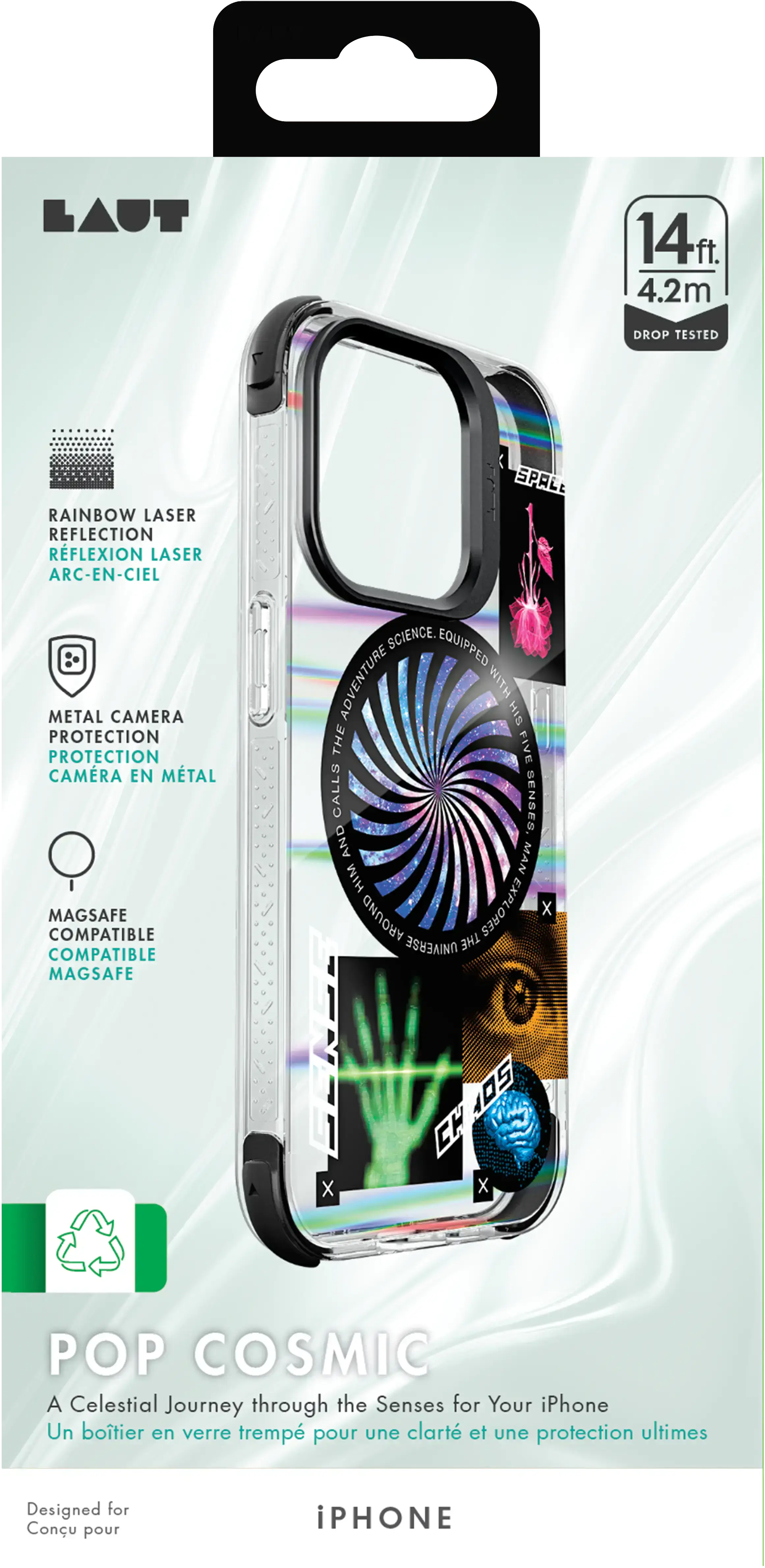 Чехол LAUT POP COSMIC case with MagSafe for iPhone 15 (L_IP23A_POP_CO)