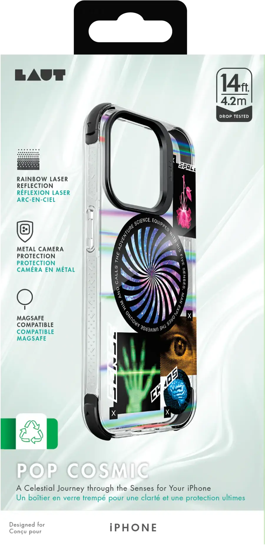 Чехол LAUT POP COSMIC case with MagSafe for iPhone 15 Plus (L_IP23C_POP_CO)