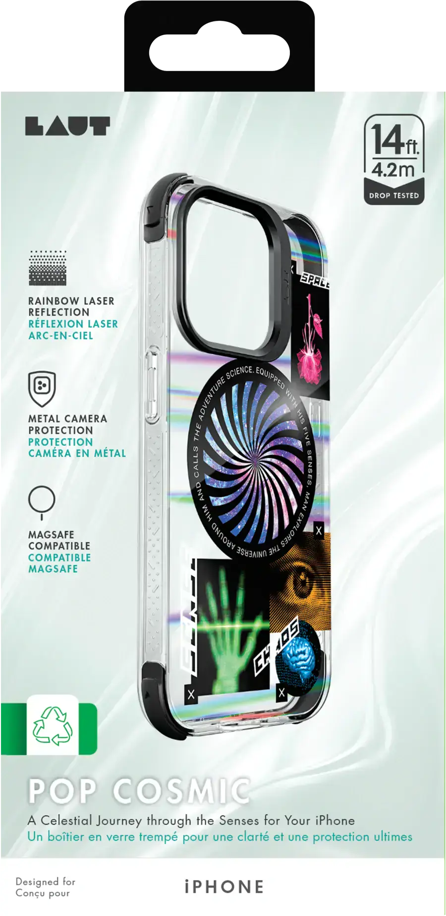 Чехол LAUT POP COSMIC case with MagSafe for iPhone 15 Pro Max (L_IP23D_POP_CO)