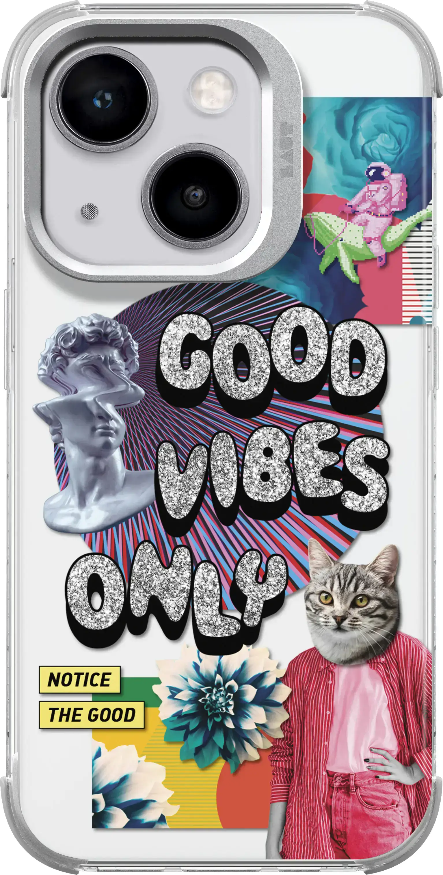 Чехол LAUT POP GLITCH case with MagSafe for iPhone 15 (L_IP23A_POP_GL)