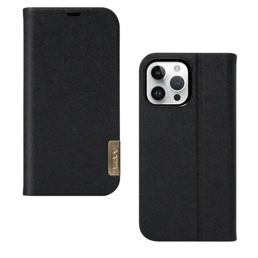 Чохол LAUT PRESTIGE FOLIO case for iPhone 15 Pro (L_IP23B_PF_BK)
