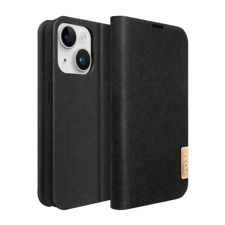 Чехол LAUT PRESTIGE FOLIO case for iPhone 15 (L_IP23A_PF_BK)