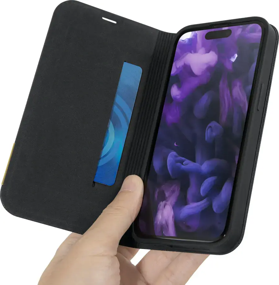 Чехол LAUT PRESTIGE FOLIO case for iPhone 15 (L_IP23A_PF_BK)