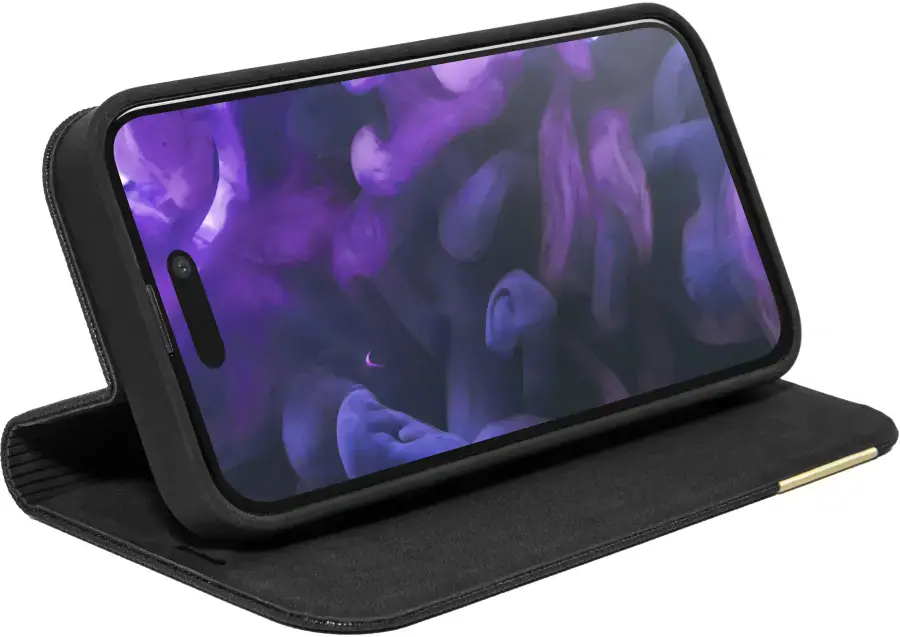 Чехол LAUT PRESTIGE FOLIO case for iPhone 15 (L_IP23A_PF_BK)