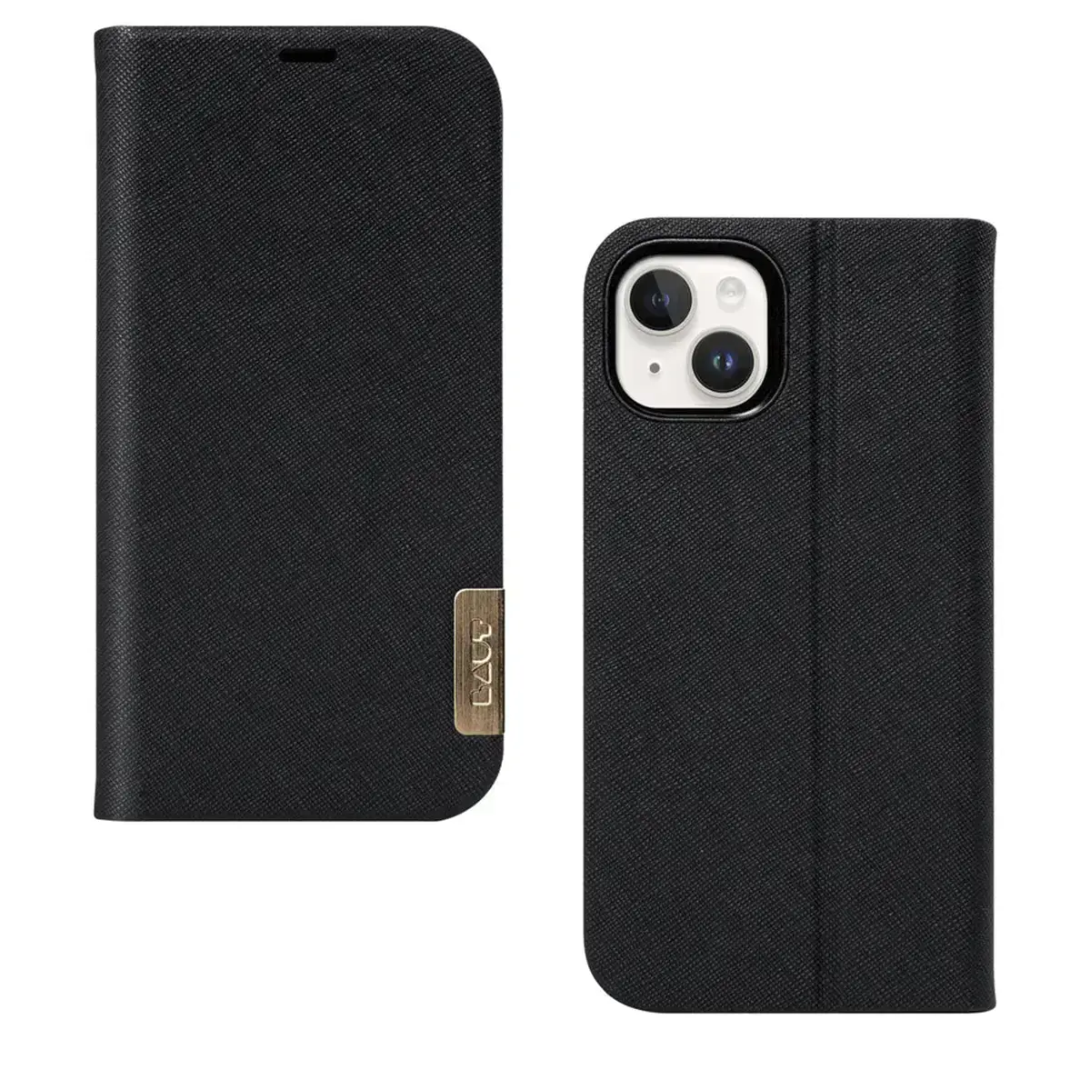 Чехол LAUT PRESTIGE FOLIO case for iPhone 15 (L_IP23A_PF_BK)
