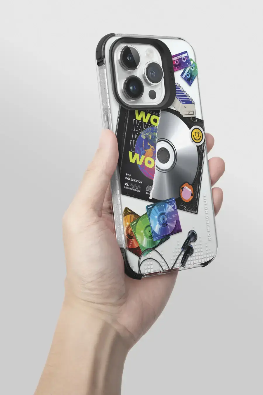 Чехол LAUT POP RETRO MUSIC case with MagSafe for iPhone 15 Pro (L_IP23B_POP_RM)