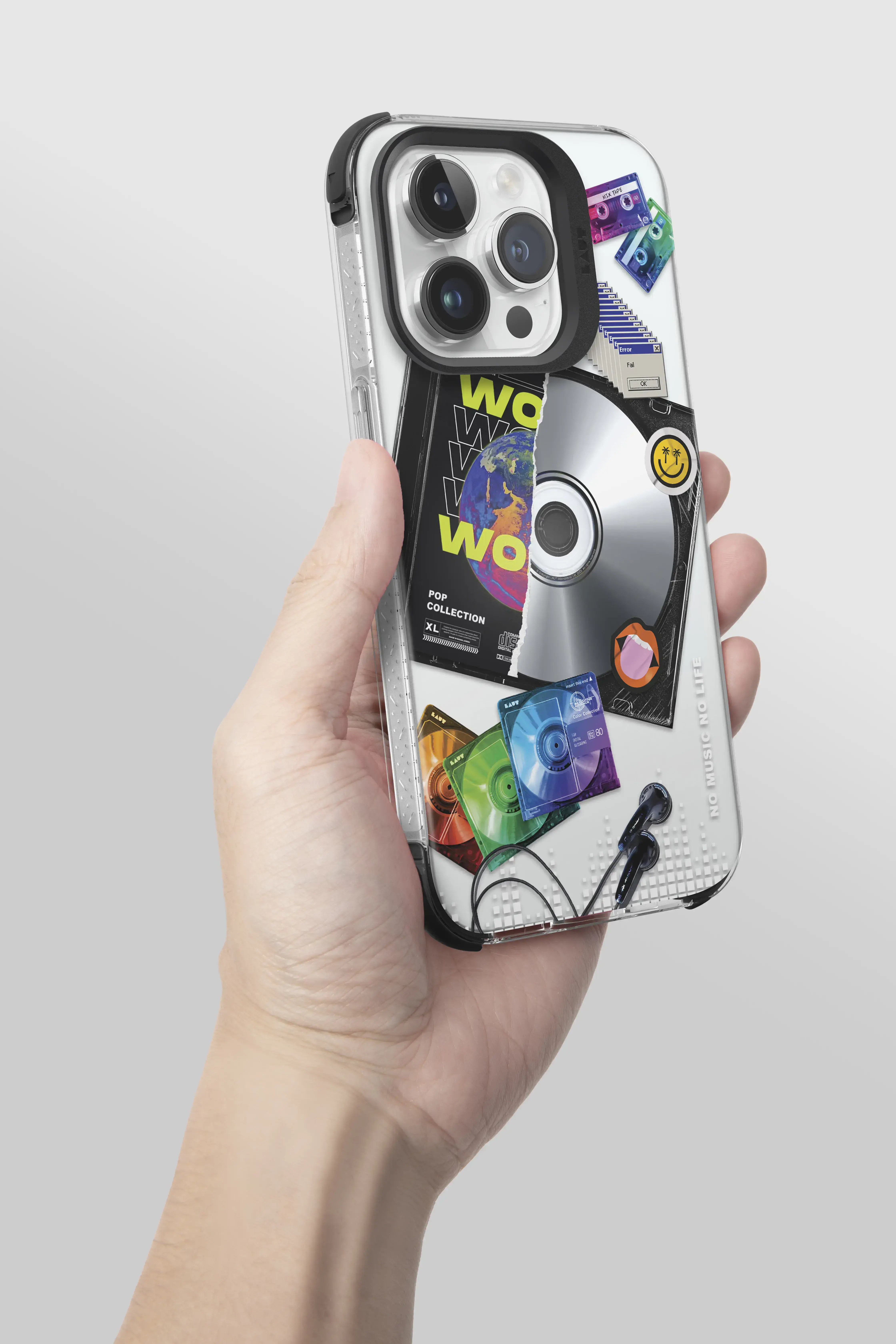 Чохол LAUT POP RETRO MUSIC case with MagSafe for iPhone 15 Pro Max (L_IP23D_POP_RM)