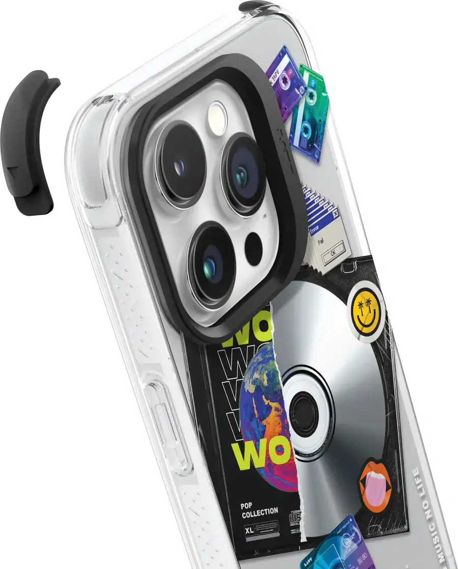 Чохол LAUT POP RETRO MUSIC case with MagSafe for iPhone 15 Pro Max (L_IP23D_POP_RM)