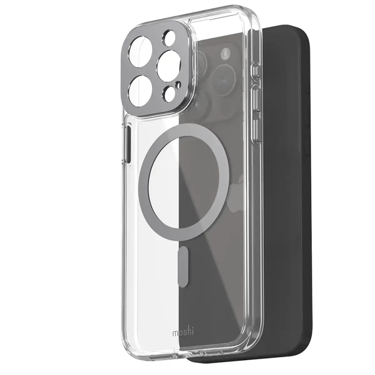 Чохол Moshi iGlaze Slim Hardshell Case for iPhone 15 Pro Max - Meteorite Gray (99MO231008)