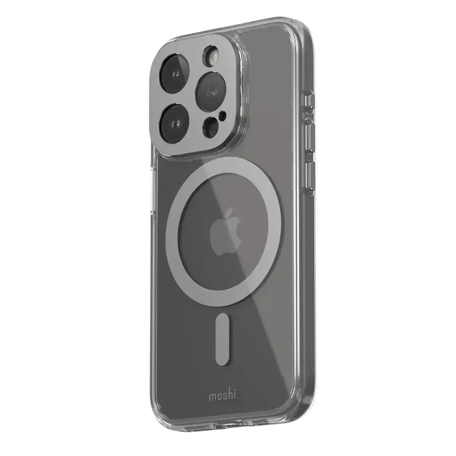 Чохол Moshi iGlaze Slim Hardshell Case for iPhone 15 Pro - Meteorite Gray (99MO231007)