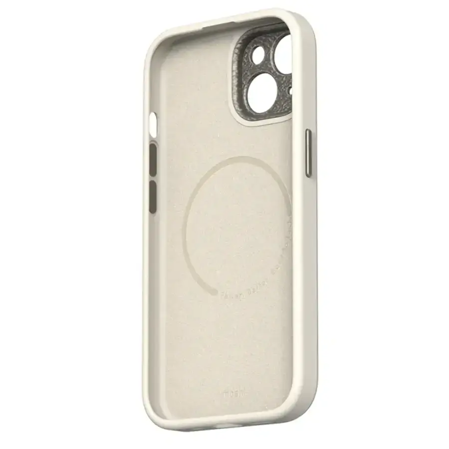 Чохол Moshi Napa Slim Hardshell Case for iPhone 15 - Eggnog White (99MO231109)