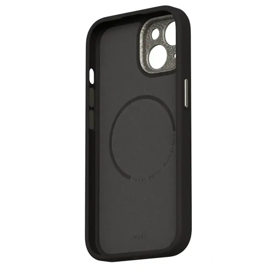 Чохол Moshi Napa Slim Hardshell Case for iPhone 15 - Midnight Black (99MO231101)