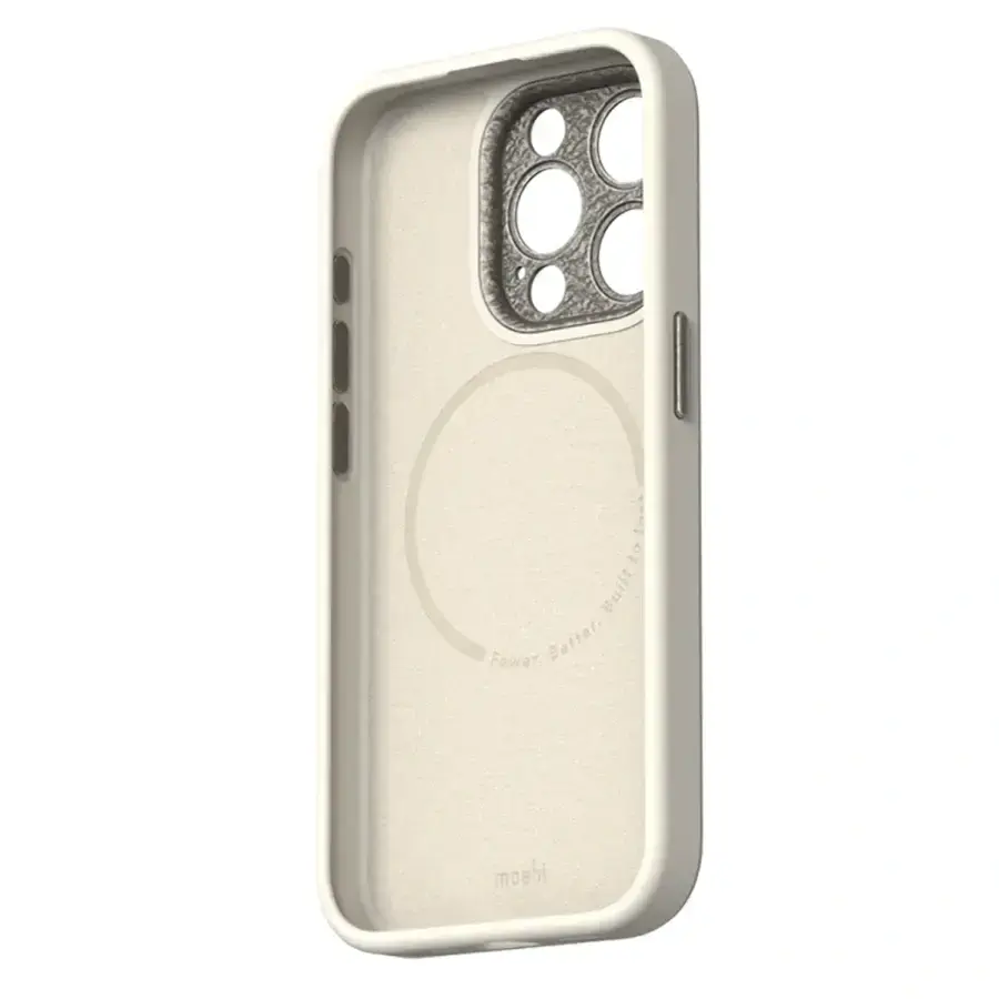 Чохол Moshi Napa Slim Hardshell Case for iPhone 15 Pro - Eggnog White (99MO231111)