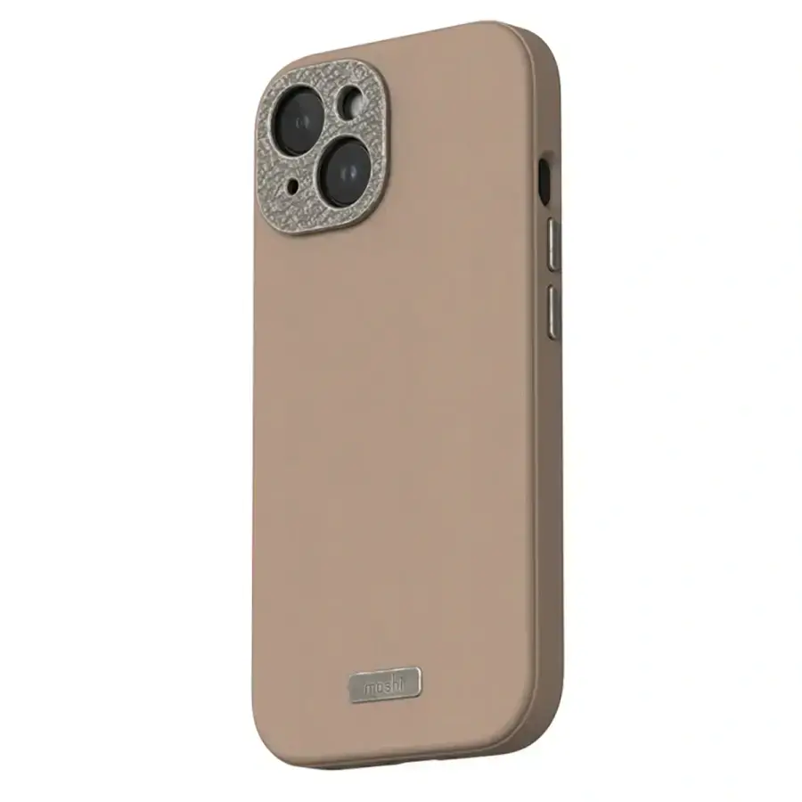 Чохол Moshi Napa Slim Hardshell Case for iPhone 15 - Woodsmoke Brown (99MO231105)