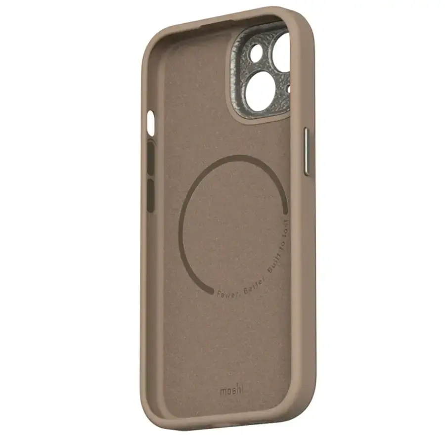 Чохол Moshi Napa Slim Hardshell Case for iPhone 15 - Woodsmoke Brown (99MO231105)