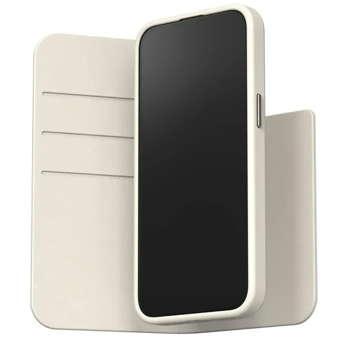 Чехол Moshi Overture Case with Detachable Magnetic Wallet for iPhone 15 Pro Max - Eggnog White (99MO231208)
