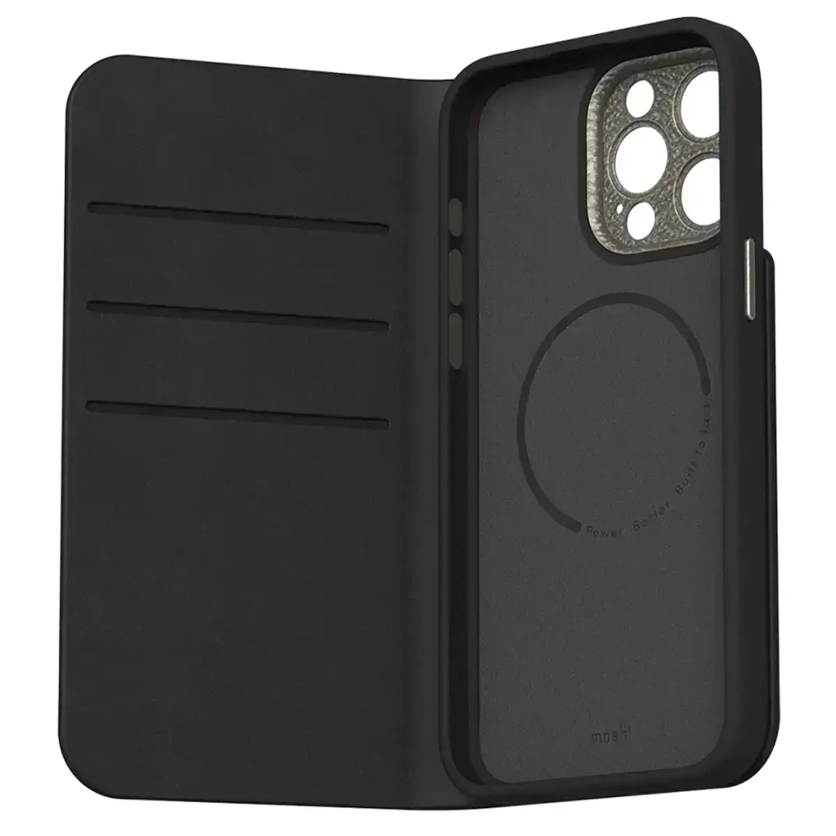 Чехол Moshi Overture Case with Detachable Magnetic Wallet for iPhone 15 Pro Max - Midnight Black (99MO231204)