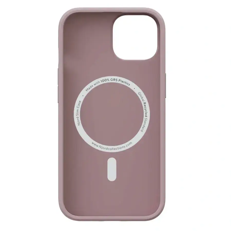 Чехол Njord Slim MagSafe Case for iPhone 15 - Pink Blush (NA51GR12)
