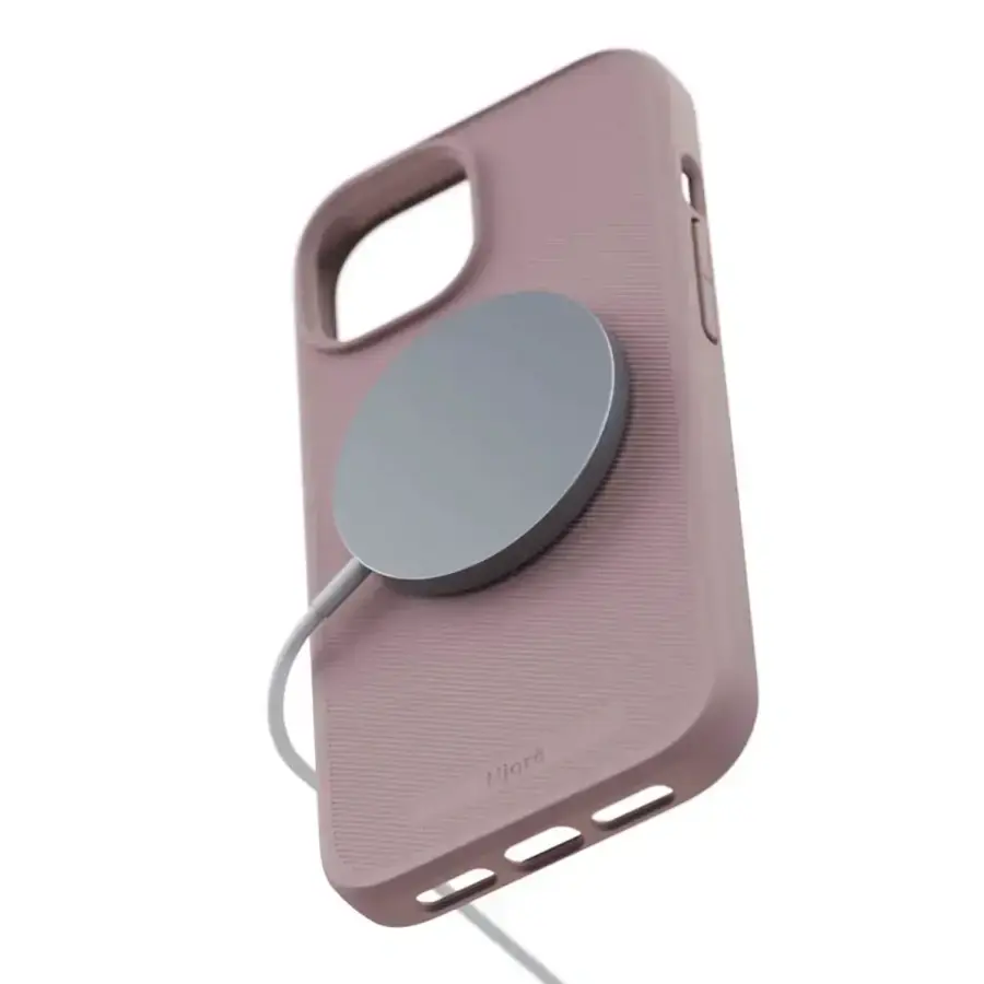Чехол Njord Slim MagSafe Case for iPhone 15 - Pink Blush (NA51GR12)