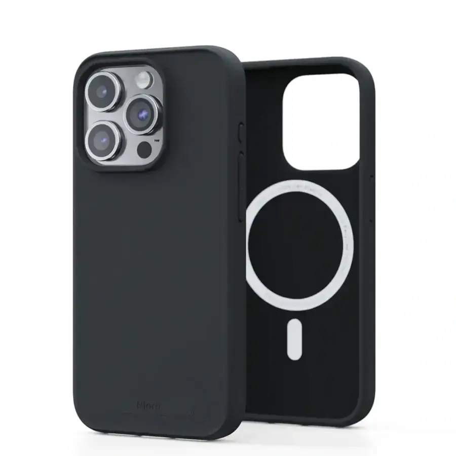 Чехол Njord Slim MagSafe Case for iPhone 15 Pro - Black (NA53GR09)