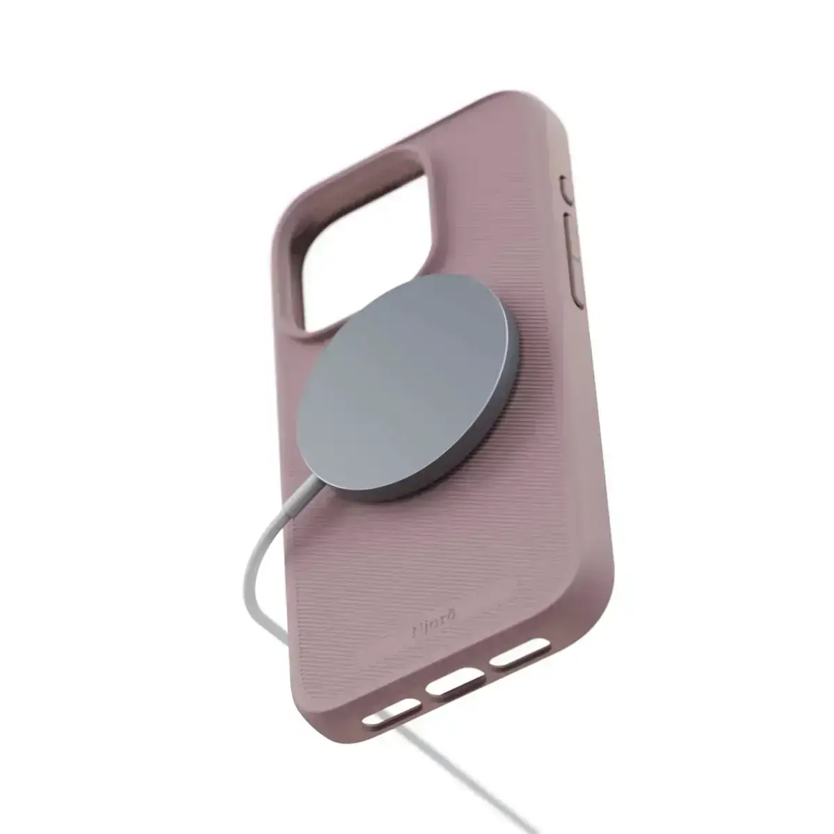 Чехол Njord Slim MagSafe Case for iPhone 15 Pro - Pink Blush (NA53GR12)