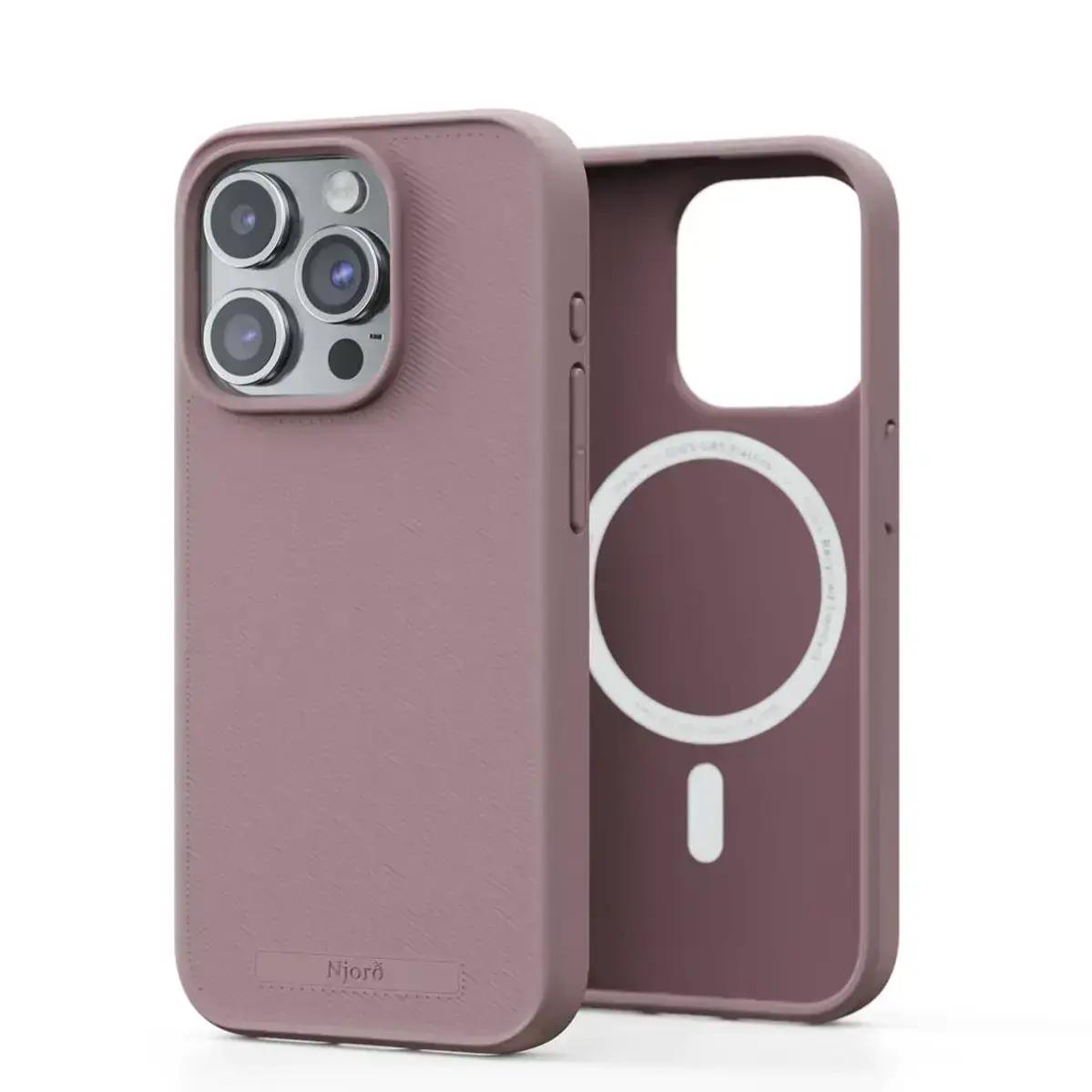Чехол Njord Slim MagSafe Case for iPhone 15 Pro - Pink Blush (NA53GR12)