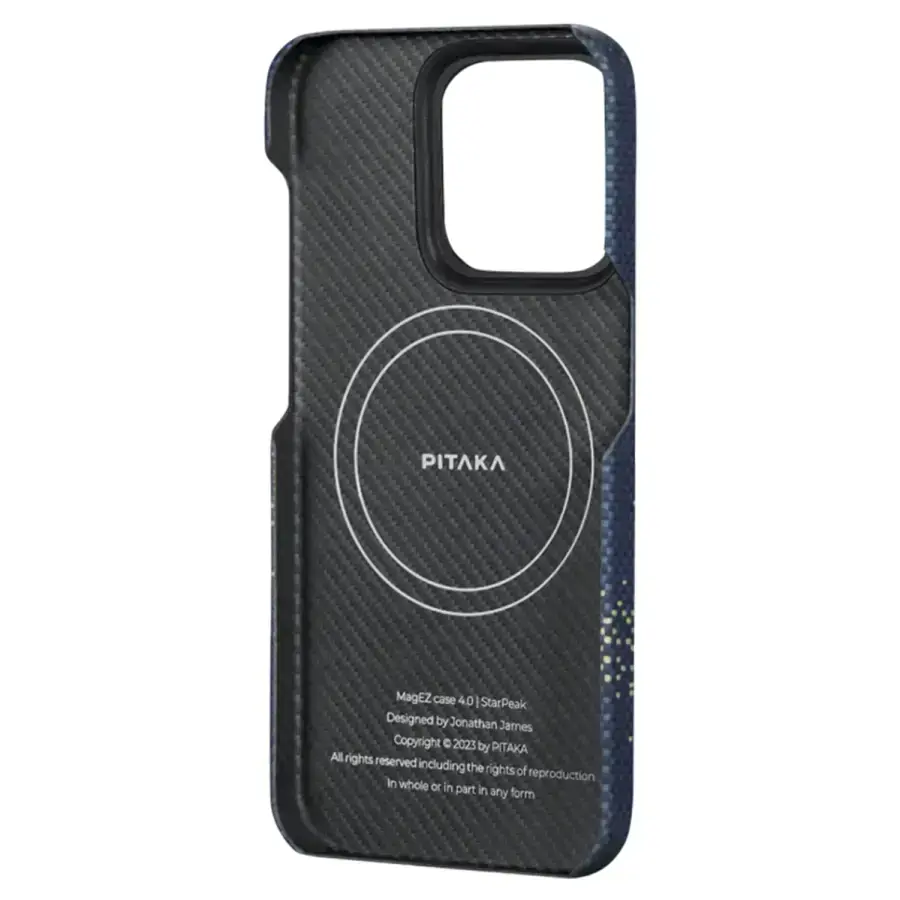 Чехол Pitaka MagEZ Case 4 StarPeak for iPhone 15 Pro - Milky Way Galaxy (KI1501PMYG)