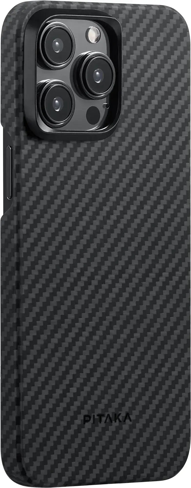 Чехол Pitaka MagEZ Case 4 Twill 1500D for iPhone 15 Pro Max - Black/Grey (KI1501PM)