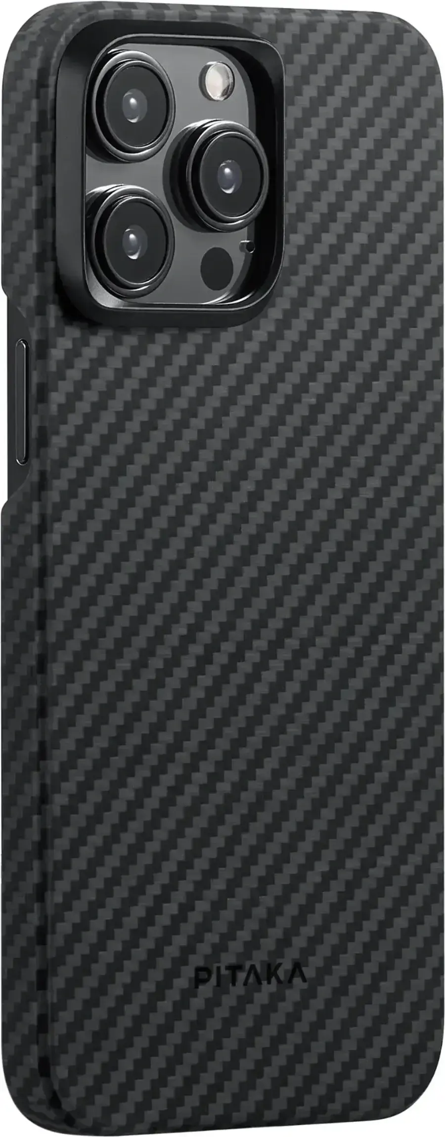 Чохол Pitaka MagEZ Case 4 Twill 1500D for iPhone 15 Pro Max - Black/Grey (KI1501PM)