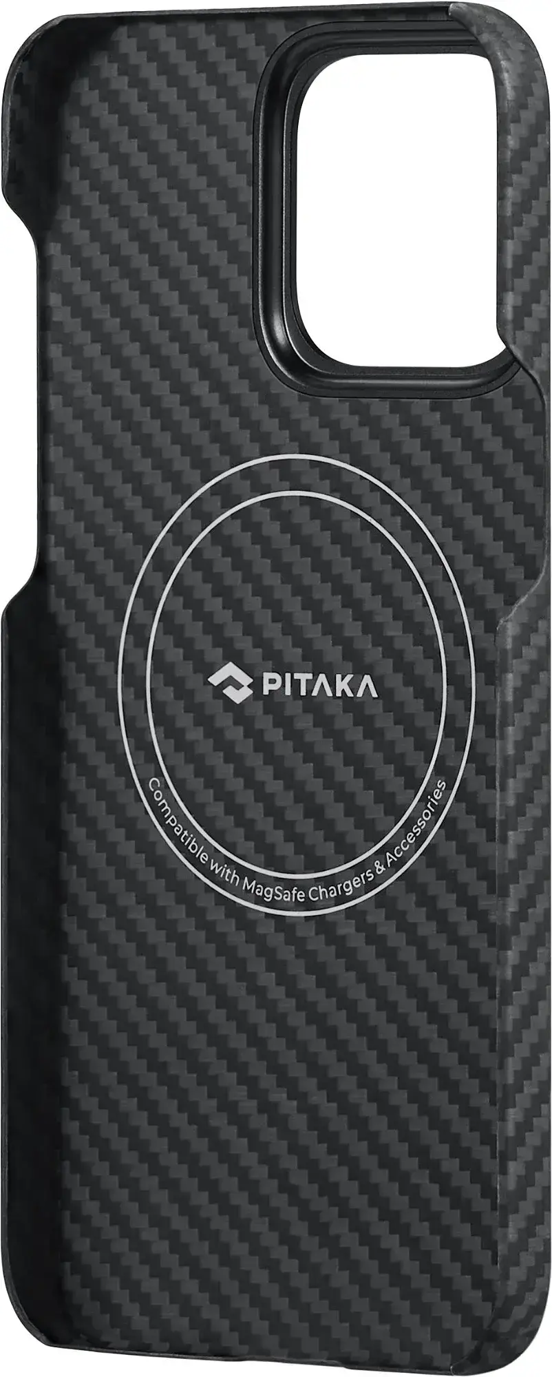 Чехол Pitaka MagEZ Case 4 Twill 1500D for iPhone 15 Pro Max - Black/Grey (KI1501PM)