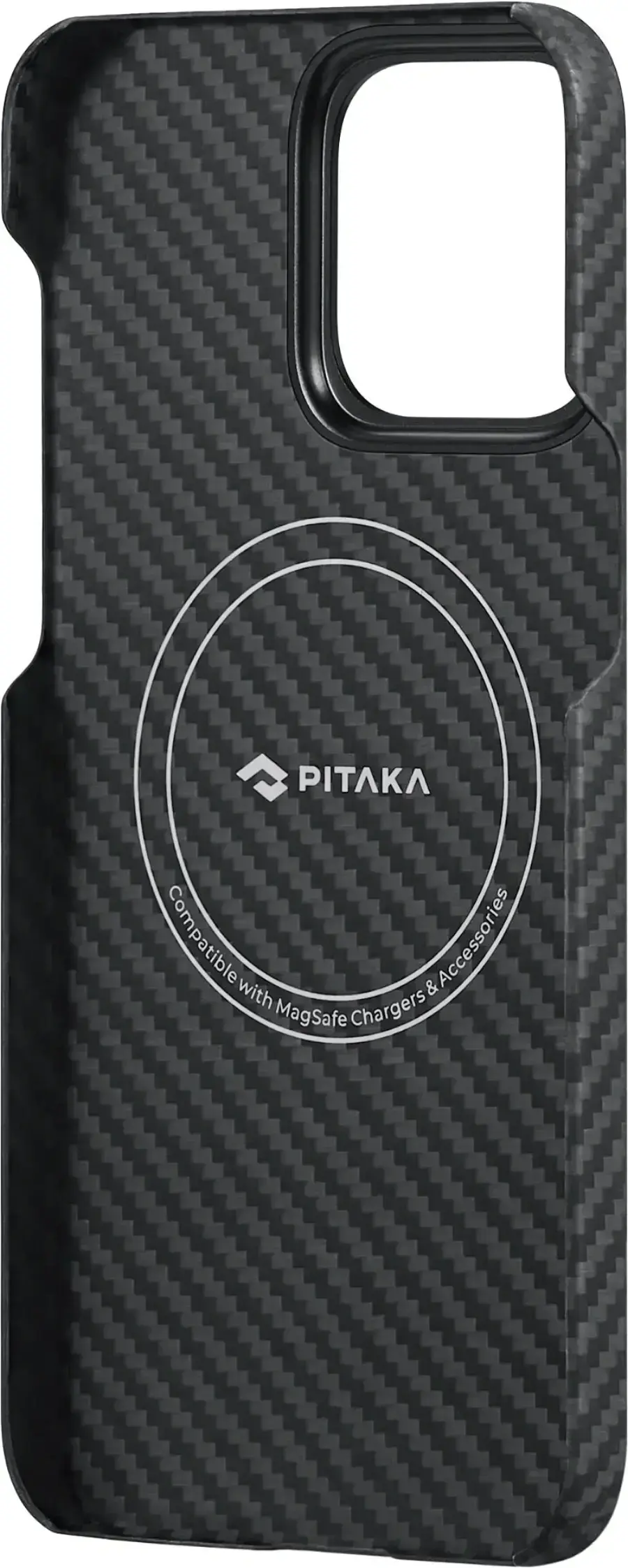 Чохол Pitaka MagEZ Case 4 Twill 1500D for iPhone 15 Pro Max - Black/Grey (KI1501PM)