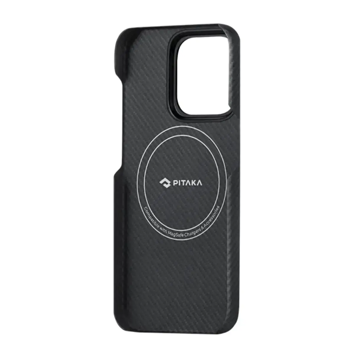Чехол Pitaka MagEZ Case 4 Twill 600D for iPhone 15 Pro - Black/Grey (KI1501PA)