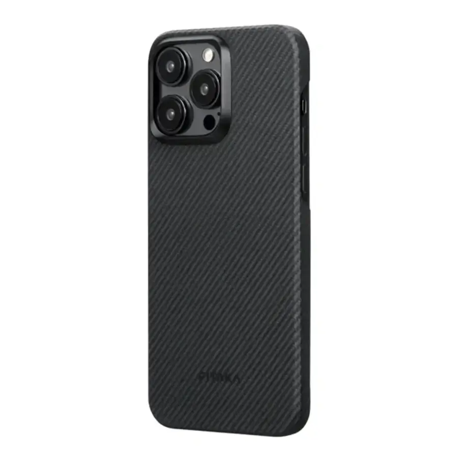 Чехол Pitaka MagEZ Case 4 Twill 600D for iPhone 15 Pro Max - Black/Grey (KI1501PMA)