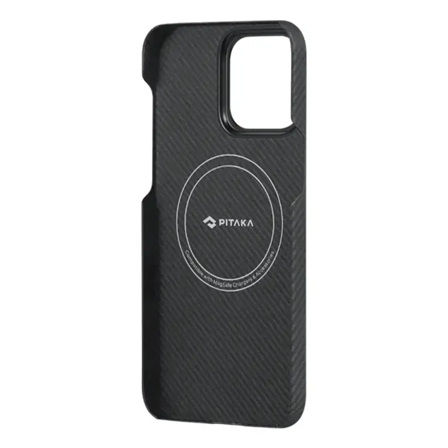 Чехол Pitaka MagEZ Case 4 Twill 600D for iPhone 15 Pro Max - Black/Grey (KI1501PMA)