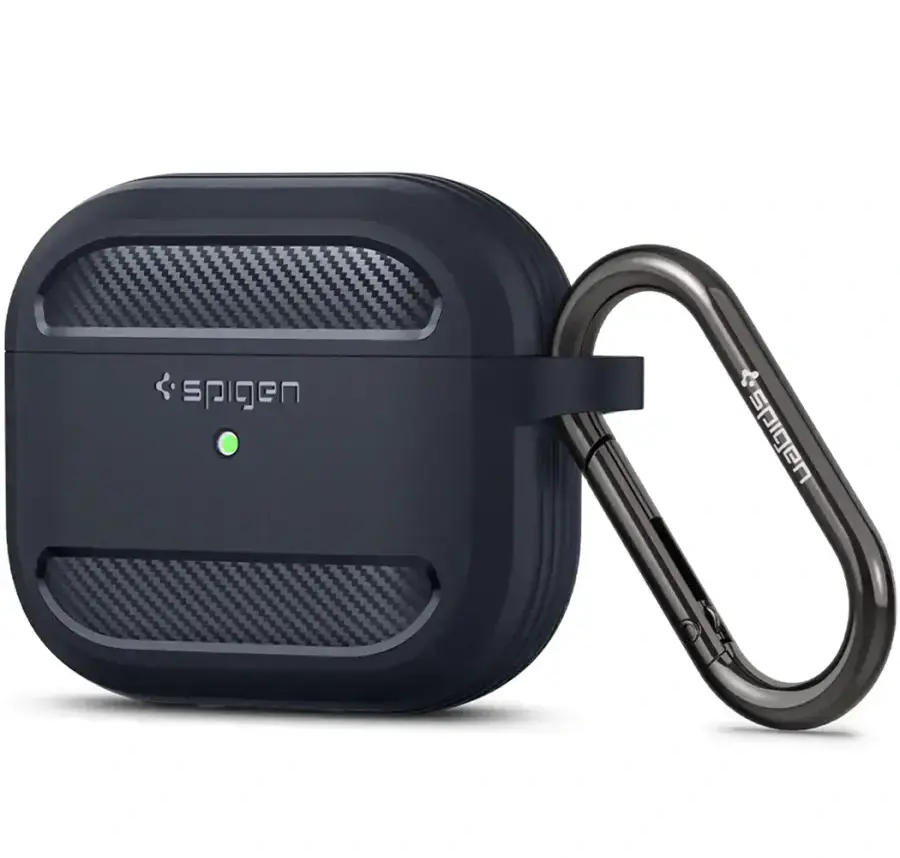 Чехол Spigen Rugged Armor case for AirPods 3 - Charcoal Gray (ASD01980)