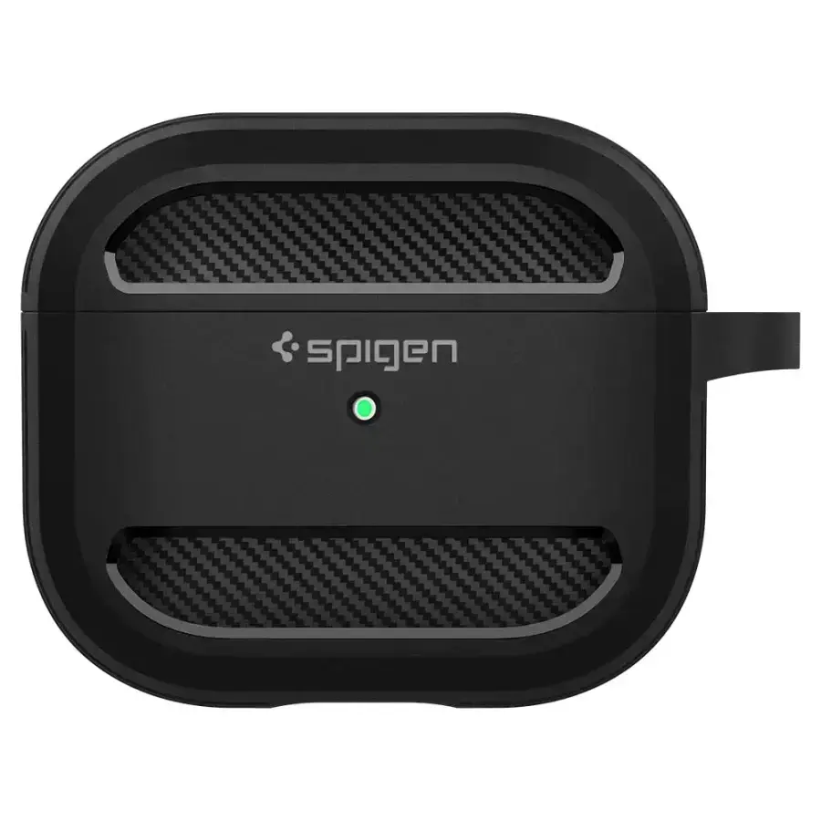 Чехол Spigen Rugged Armor case for AirPods 3 - Matte Black (ASD01978)