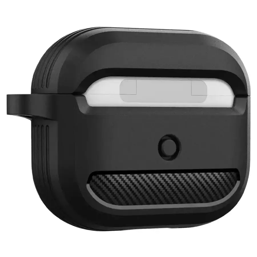 Чехол Spigen Rugged Armor case for AirPods 3 - Matte Black (ASD01978)